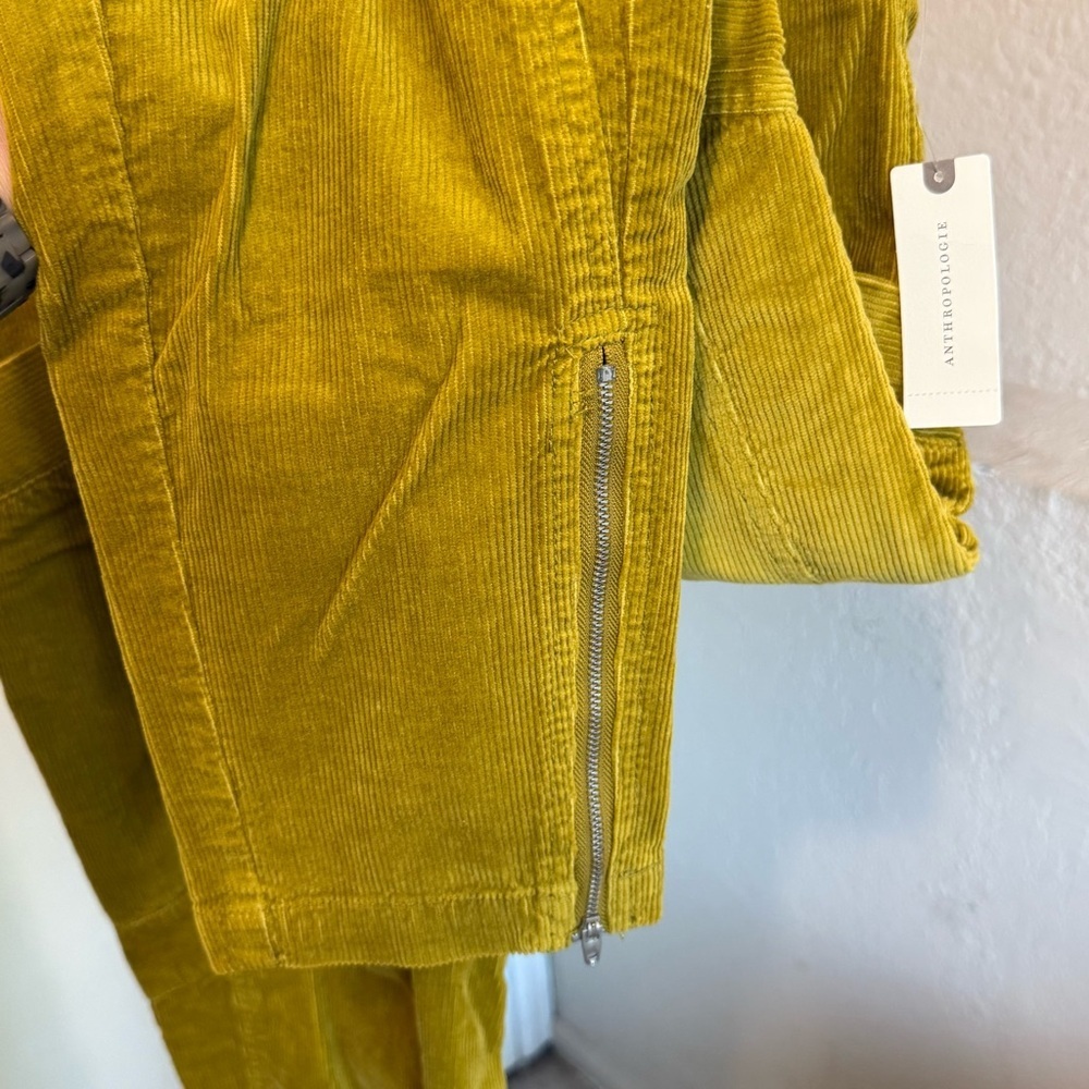 NWT Anthropologie Pilcro Golden Corduroy Trousers Size 27 - Picture 11 of 11